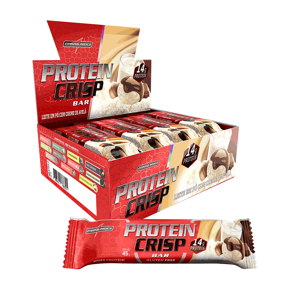 Protein Crisp Bar Trufa de Avelã 12 und Integralmédica