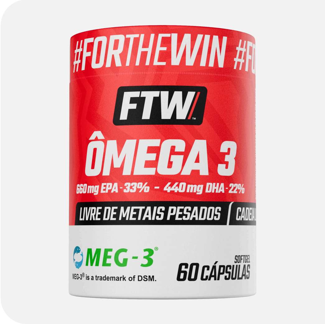 FTW - Ômega 3 Meg-3® - 60 Cápsulas para Saúde