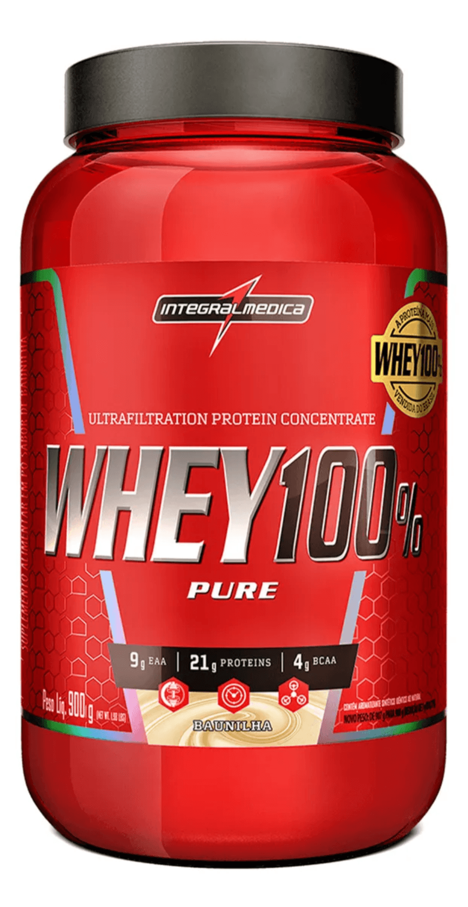 Integralmedica Whey 100% Pure - Sabor Chocolate 900g